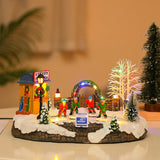 Light-Up Rotating Christmas Music Box