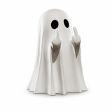 Cute Middle Finger Ghost Statue Fluorescent Glow Ghost Ornament