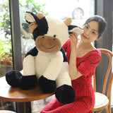 NNEOBA Kawaii Sitting Milk Cow Plush Toy