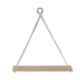 NNEOBA Boho Chic Wood Wall Shelves: Handmade Living Room and Bedroom Decor