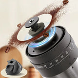 NNEOBA 1800mAh Electric Coffee Grinder 40 Level Adjustable Burr Grinder Black