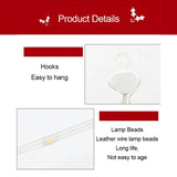 LED Santa Claus Climbing Ladder Decoration
