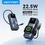 10000mAh Mini Power Bank 22.5W Fast Charging with Magnetic Wireless Charger