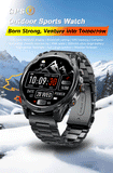 NNEOBA Tactical GPS Smartwatch Black