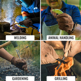 Leather Heat-Resistant Work Gloves