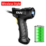 NNEOBA 120W Wireless Electric Car Tire Inflator Portable Digital Air Compressor Black
