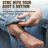 Premium Copper Magnetic Bracelet for Men – Titanium Steel Wristband