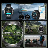 NNEOBA GPS Sports Smart Watch Black
