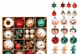 42PCS Christmas Ball Ornament Set