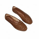 Women's Crystal Jelly Flats
