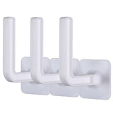 NNEOBA L-Shape Punch-Free Hook Wall Mounted Cloth Hanger