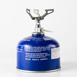 NNEOBA Outdoor Titanium Gas Mini Stove Silver