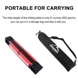 NNEOBA Camping Folding Table – Portable Outdoor Foldable Desk