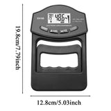 NNEOBA Digital Grip Strength Tester – 400lbs Rechargeable USB Hand Dynamometer