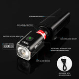 NNEOBA 1000LM Smart Front Bike Light Black