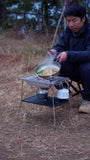 NNEOBA Stainless Steel Camping Furnace Plate Stove Frame