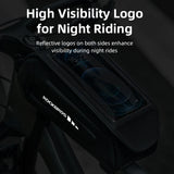 NNEOBA 1.7L Waterproof Frame Bike Touchscreen Case Holder Bag Black