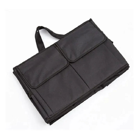 NNEOBA Large-Capacity Collapsible Car Trunk Storage Box Universal Cargo Organizer Black