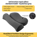 NNEOBA Ergonomic Memory Foam Cervical Pillow Orthopedic Contour Grey