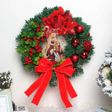 NNEOBA Christmas Virgin Mary Wreath Door Hanging Ornament