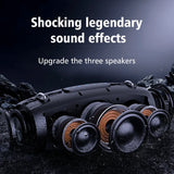 NNEOBA Bluetooth Speaker with Shoulder Strap Black