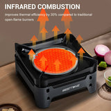 NNEOBA 3600W Camping Infrared Gas Stove Grey