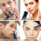 NNEOBA 7 in 1 Electric Epilator & Precision Shaver Wet & Dry Use Black