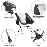 NNEOBA Camping Folding Moon Chair Black