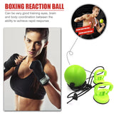 NNEOBA Adjustable Suction Cup Boxing Reflex Ball Speed Training Green