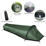 NNEOBA Ultralight Single-Person Camping Tent Green