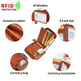 Men's Genuine Leather All-in-One Zipper Wallet