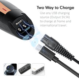 NNEOBA 0mm Zero-Gapped Cordless Hair Trimmer Precision Carving Clipper Brown