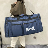 NNEOBA 80L Foldable Waterproof Travel Duffel Bag Deep Blue