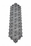 Halloween Spider Web Table Runner & Mantel Cover