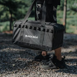 NNEOBA 30L Portable Camping Storage Bag Heavy-Duty Gear Organizer Black