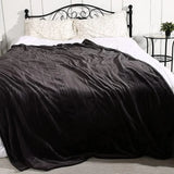 NNEOBA Double-Sided Flannel Electric Blanket with 6 Heating Levels & 5 Timing Options