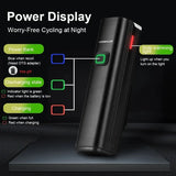NNEOBA USB Rechargeable Bicycle Light Set Black