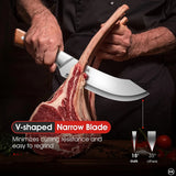NNEOBA Precision Boning Knife Brown