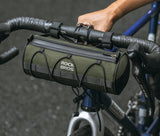 NNEOBA 2L Bicycle Handlebar Bag Tube Pannier with Shoulder Strap Green