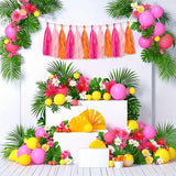 15-Piece 14-Inch / 35CM Vibrant Tassel Garland Banners