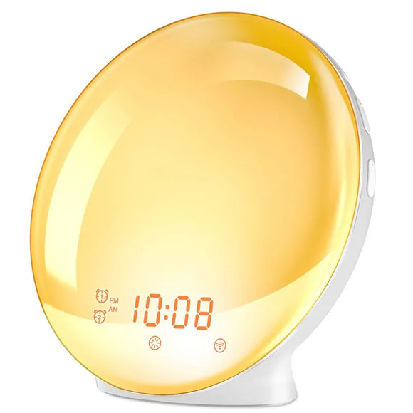 NNEOBA Color changing light Alarm Clock