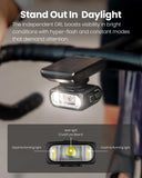 NNEOBA Dual Mounted Bike Headlight Black