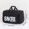NNEOBA 35L Sports Travel Bag with Green Interior Black