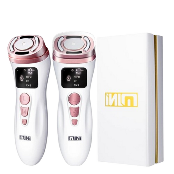 NNEOBA Mini HIFU & RF Facial Beauty Tool for Firming, Anti-Wrinkle, and Youthful Radiance