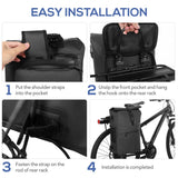 NNEOBA 3-in-1 Waterproof Bike Pannier Bicycle Rear Rack Bag