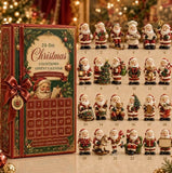 24-Day Mini Christmas Brick Ornament Advent Calendar,Unique Designs, Buildable Bricks, Hanging Loops Included, Holiday Countdown