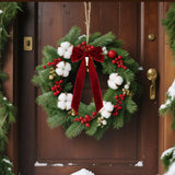 Velvet Ribbon Bow Christmas Ornaments