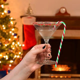 20PCS Acrylic Candy Cane Christmas Ornaments