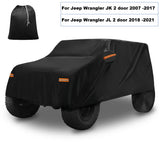 NNEOBA Full Car Cover for Jeep Wrangler JK 2/4 Door