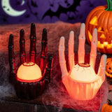 1-10PCS Halloween Party Table Decoration Prop Pumpkin Light  Ghost Hand for Haunted House Scene Setup and Holiday Atmosphere